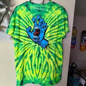 Santa Cruz tie dye t shirt